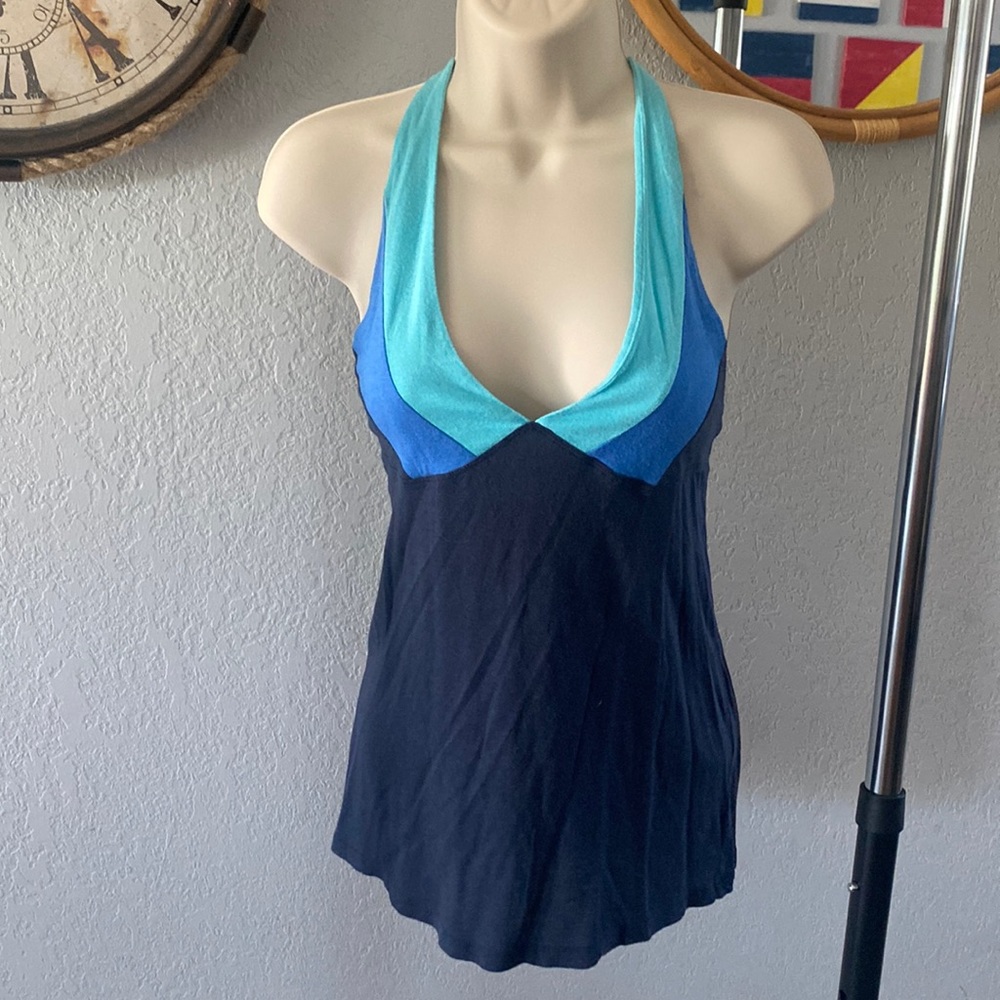 Old Navy 3 tone halter top